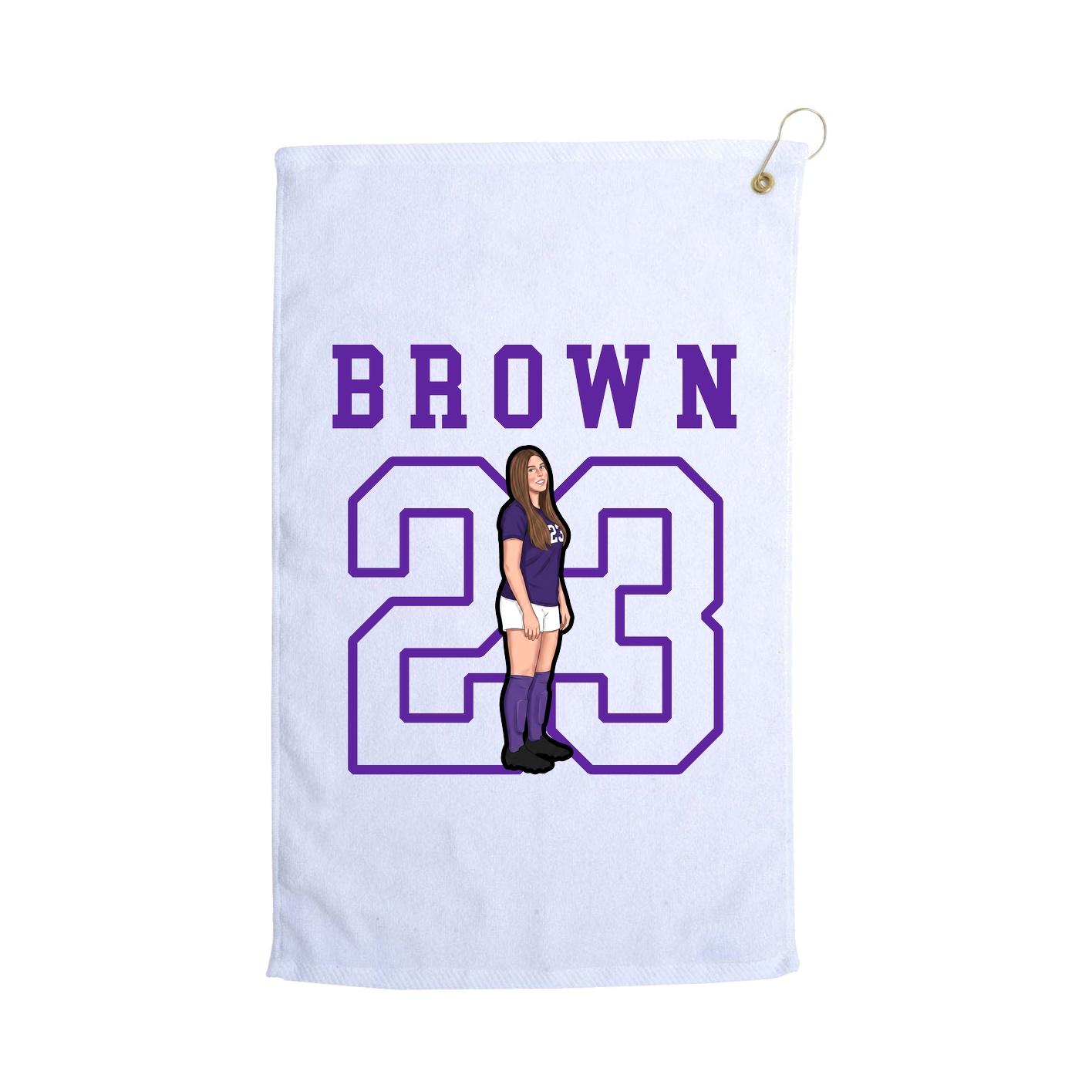Golf Towel — Shirsey in White