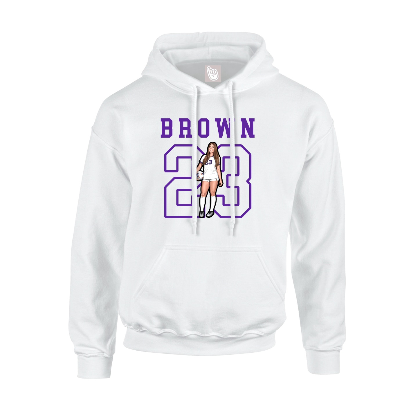 Hoodie — Shirsey in White