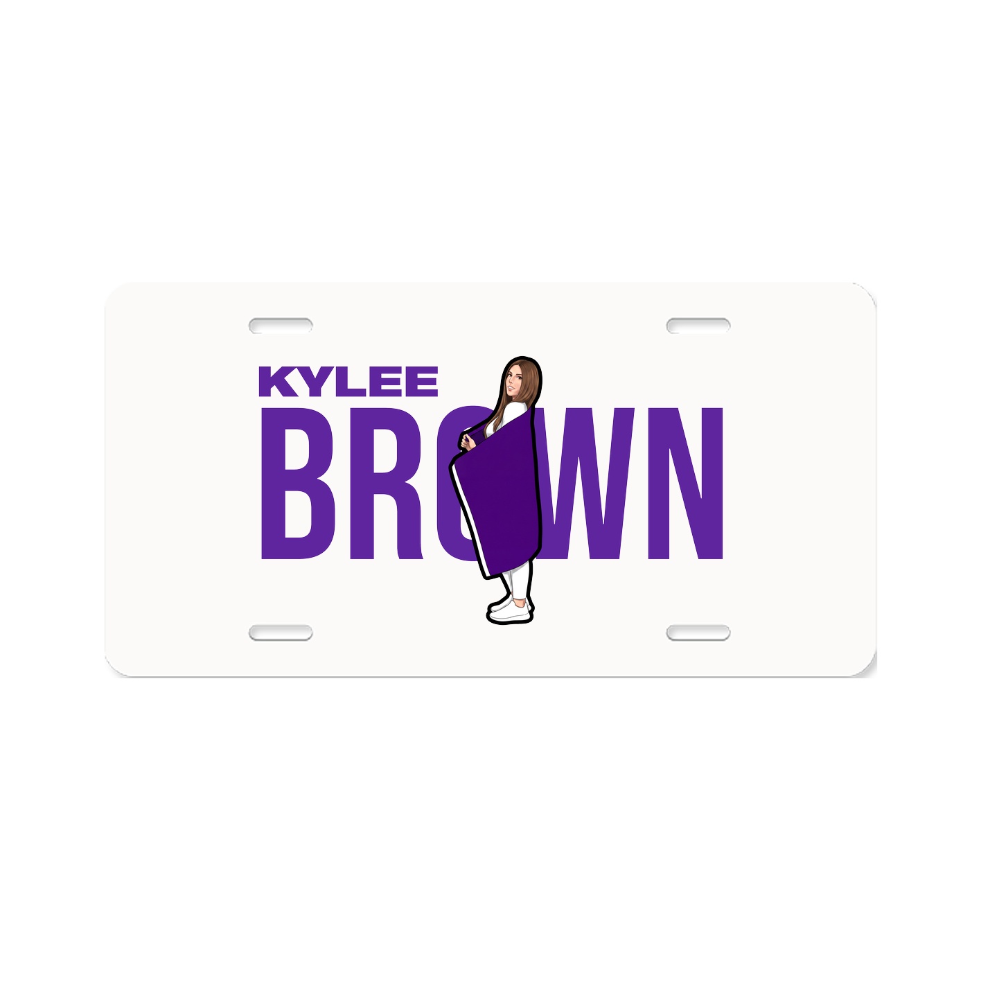 License Plate — Player Name in Classic