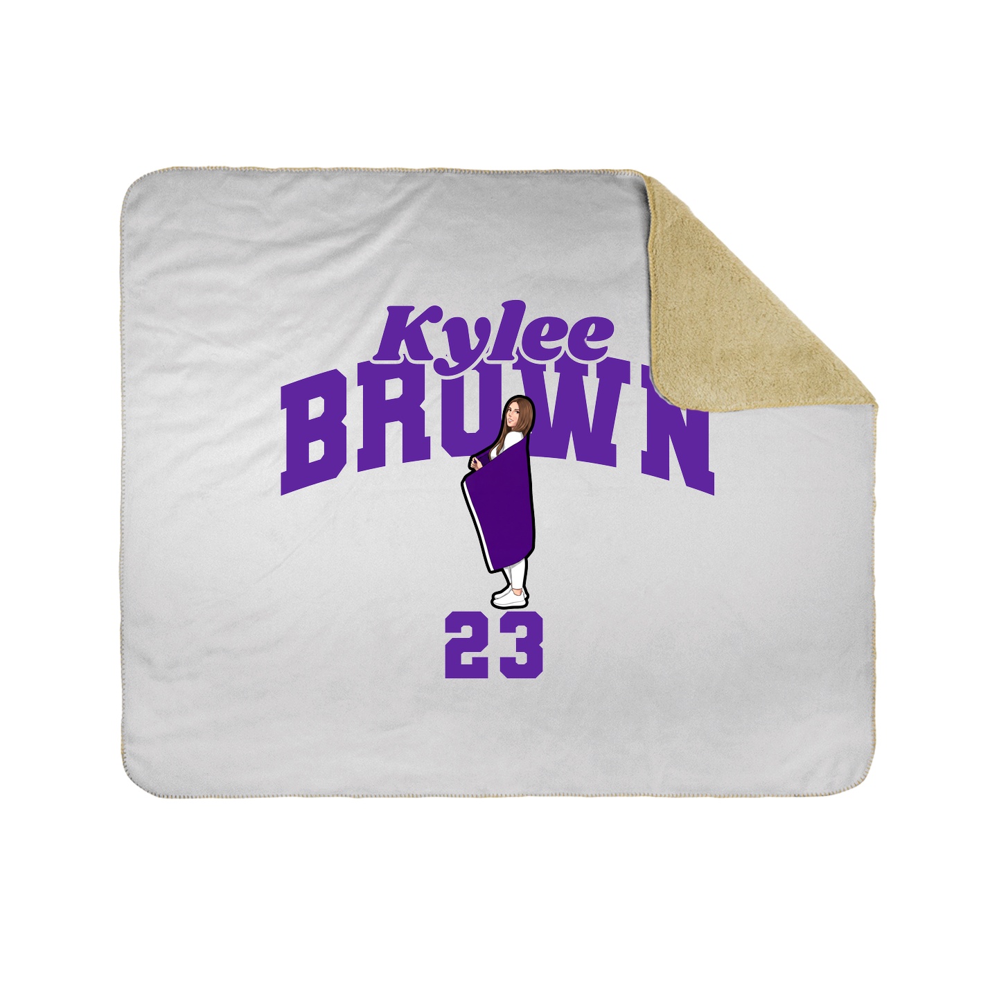 Throw Blanket — Signature Arch in White