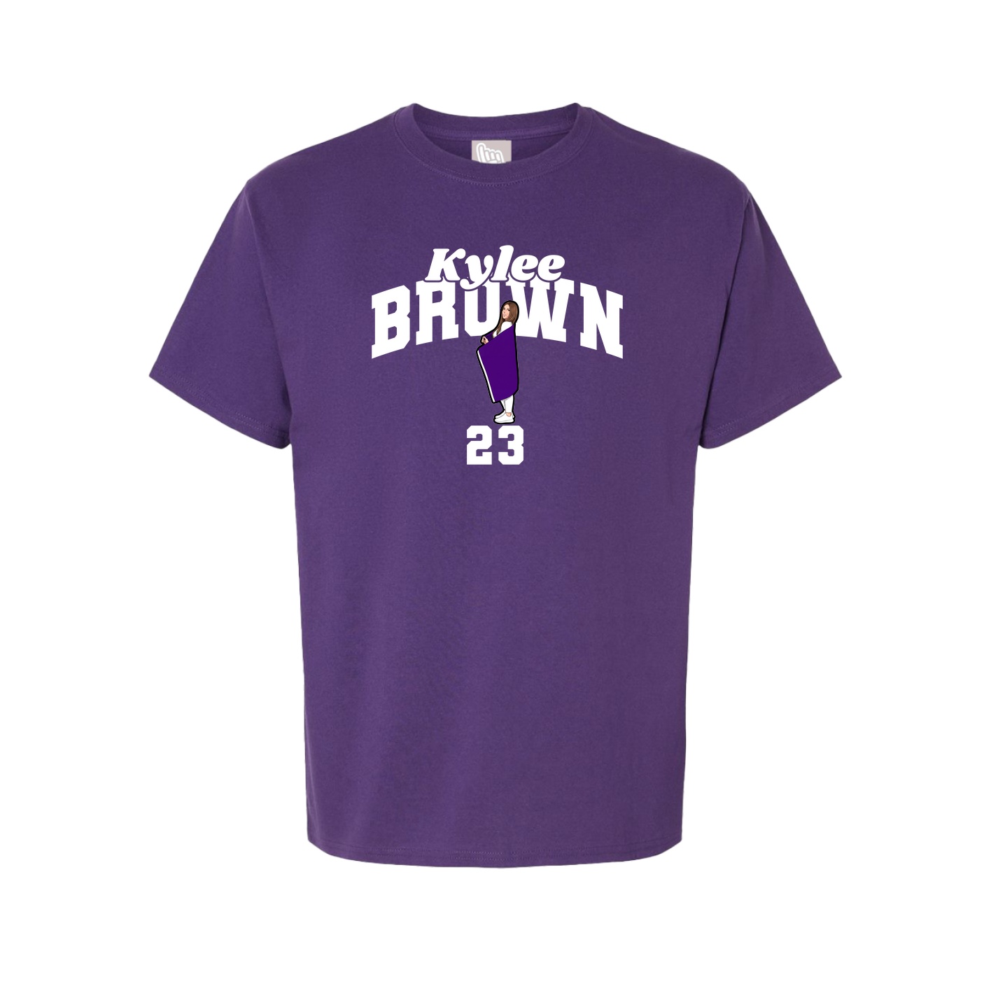 Youth Tee — Signature Arch in Purple
