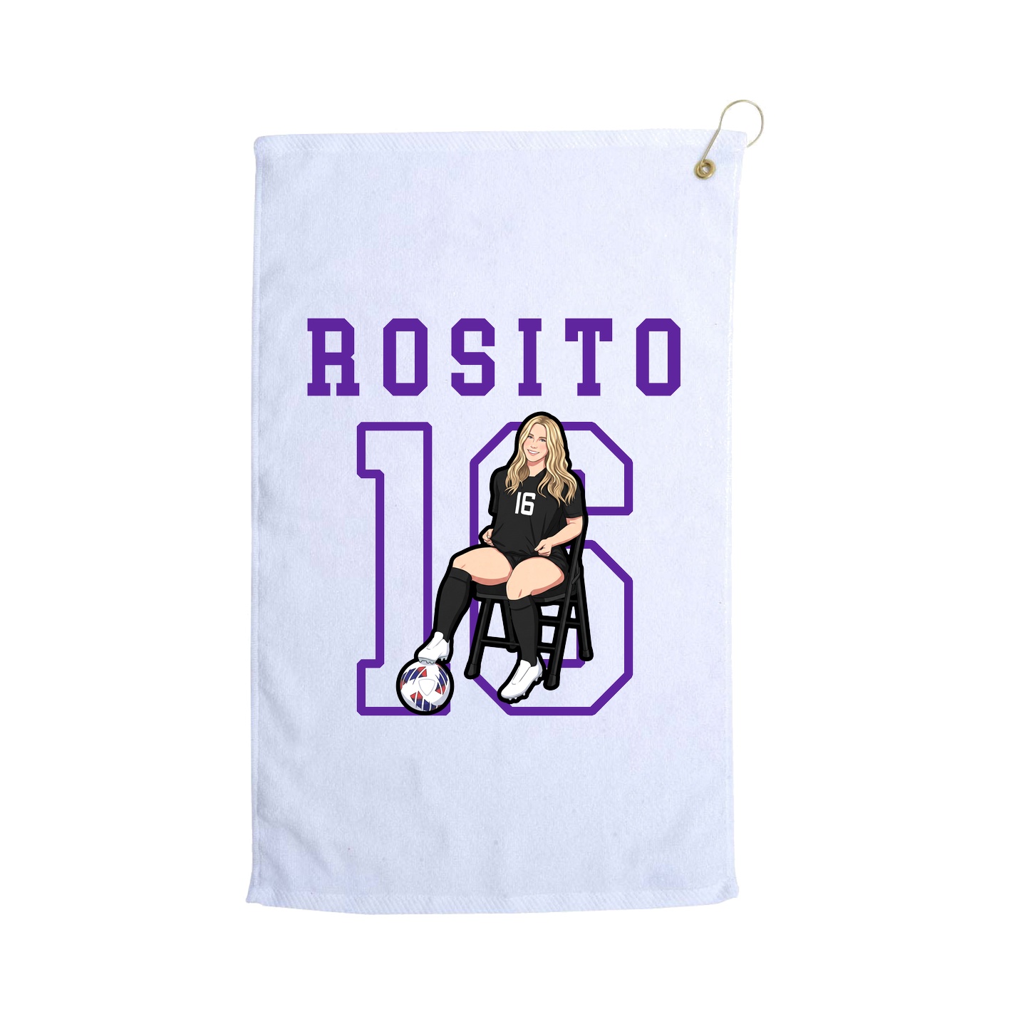 Golf Towel — Shirsey in White