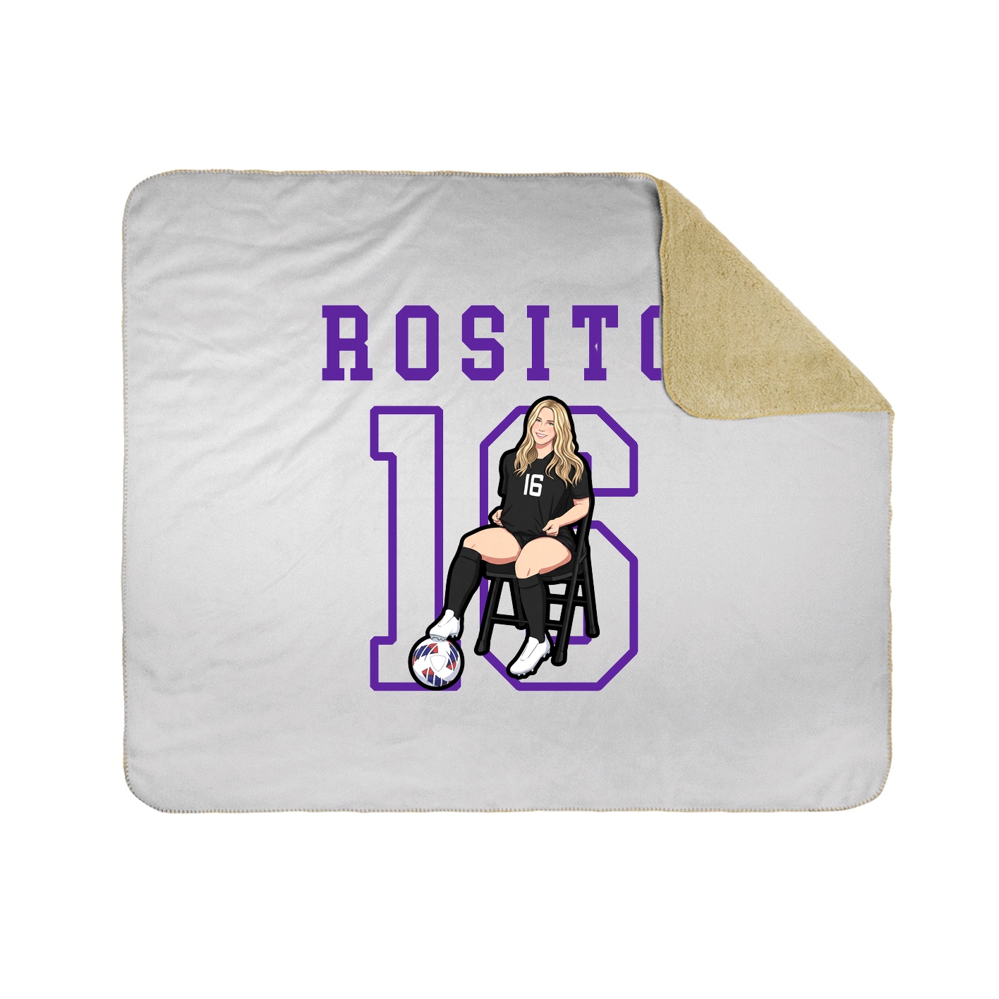 Throw Blanket — Shirsey in White