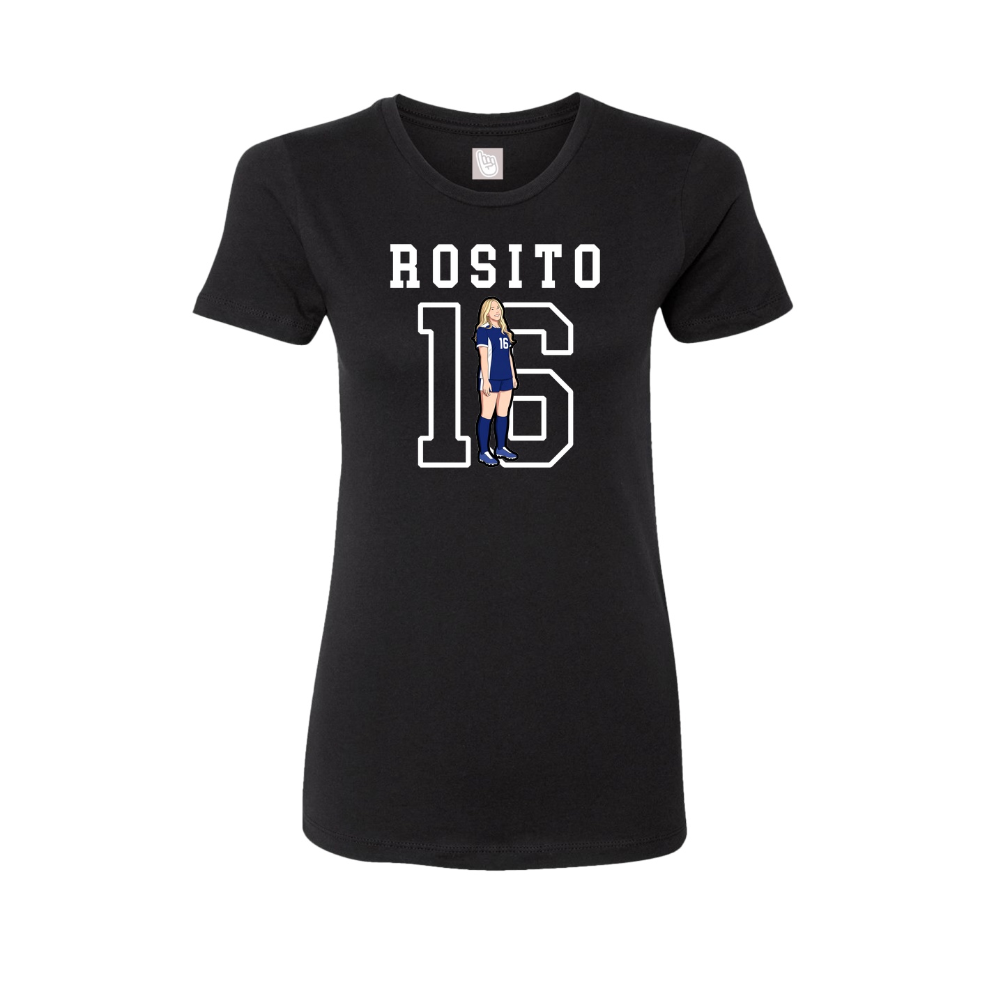 Fitted Women's Tee — Shirsey in Black