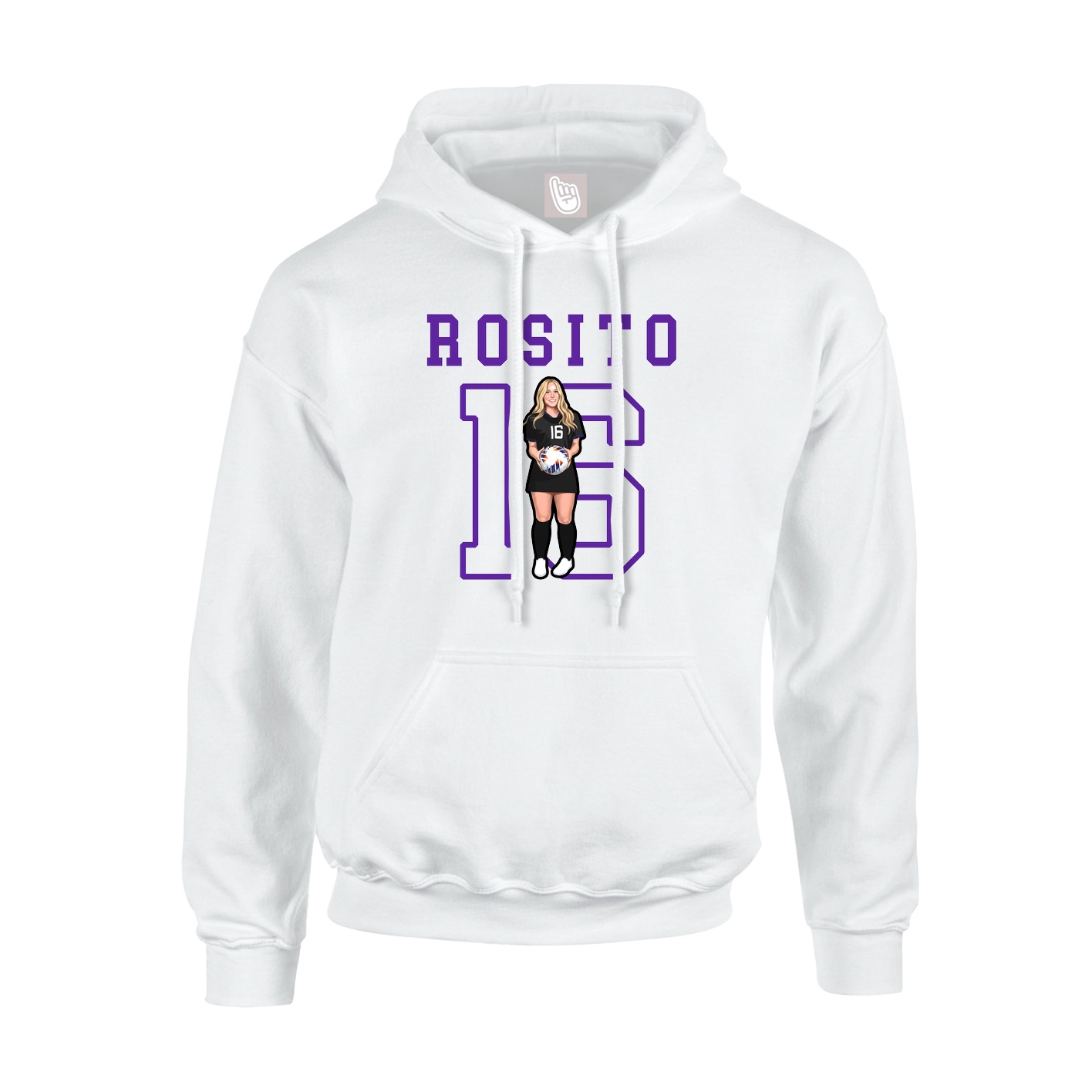Youth Hoodie — Shirsey in White