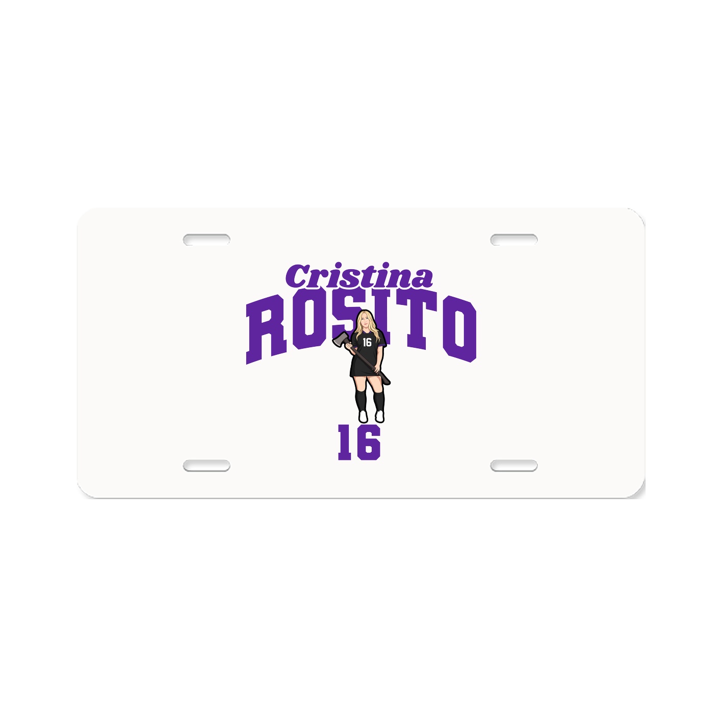 License Plate — Signature Arch in Classic