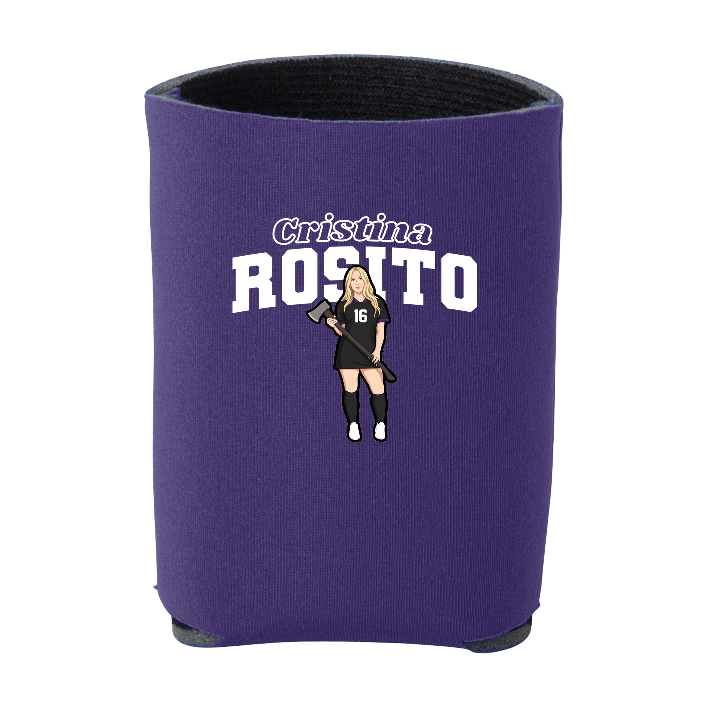 Can Holder — Name Arch in Purple