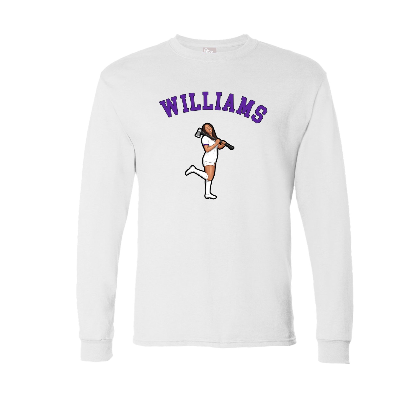 Long Sleeve Tee — Shirsey Arch in White