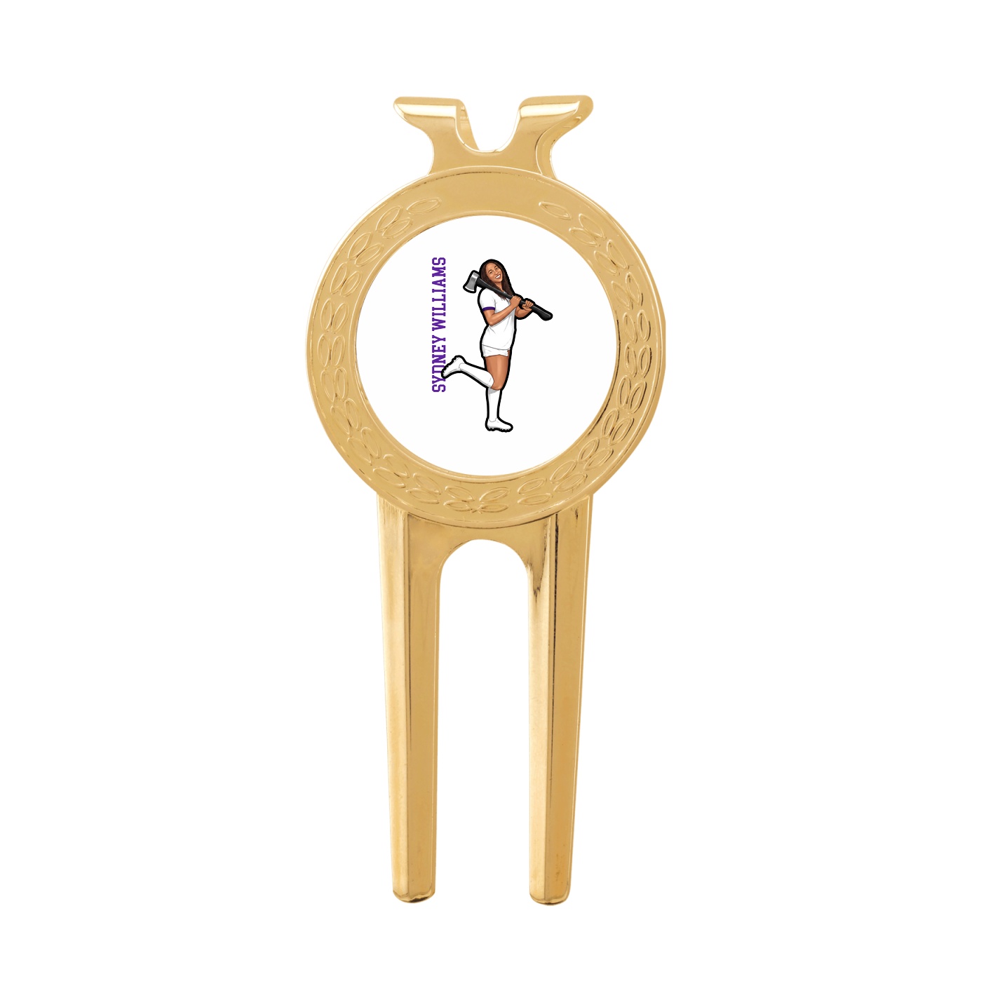 Divot Tool with Ball Marker — Name Vertical in Classic