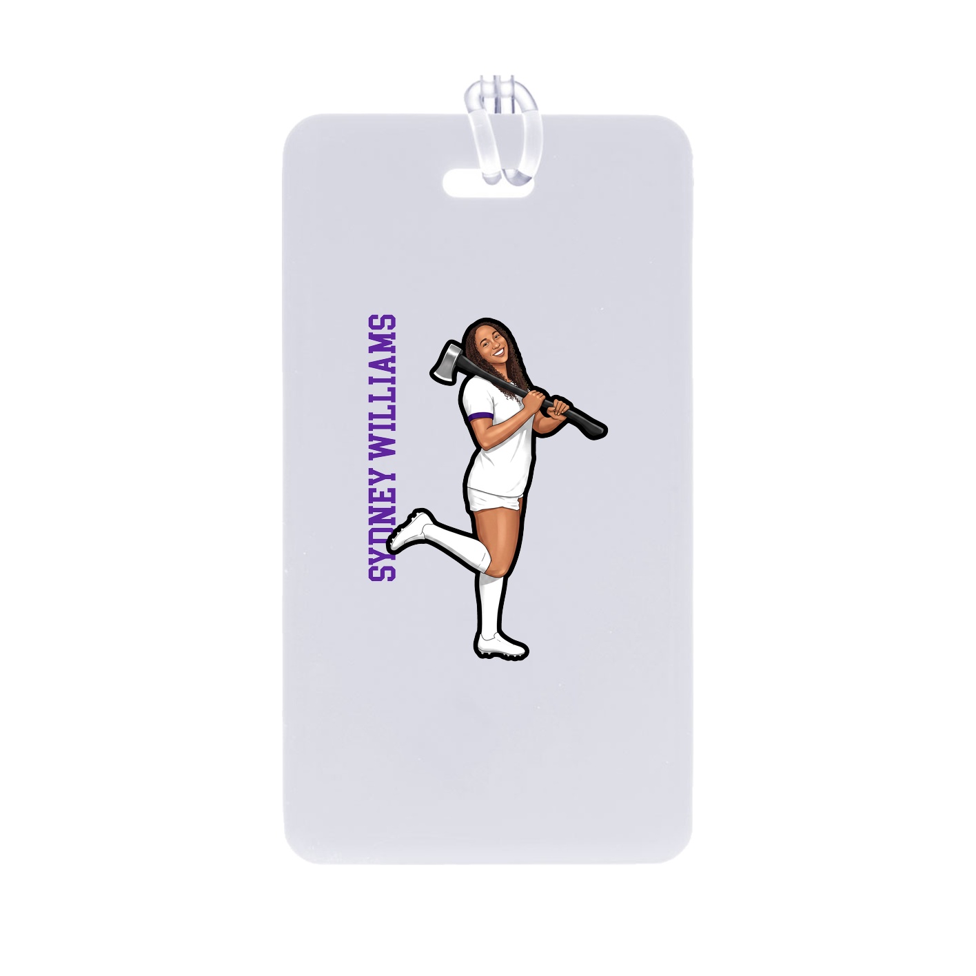 Bag Tag — Name Vertical in Classic