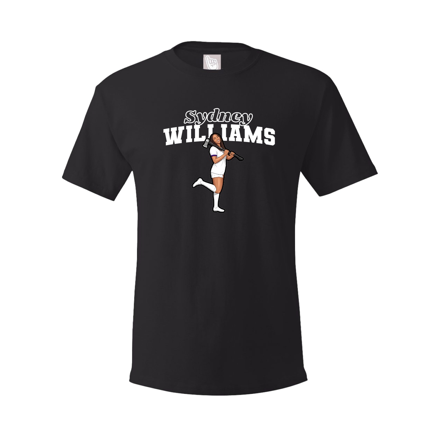 Youth Tee — Name Arch in Black