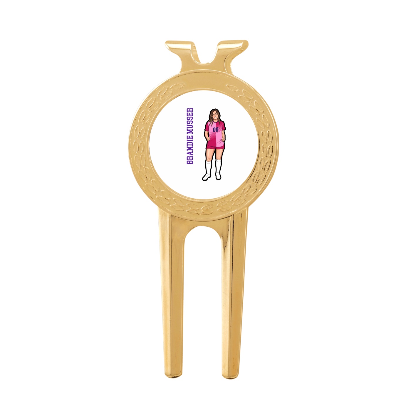 Divot Tool with Ball Marker — Name Vertical in Classic