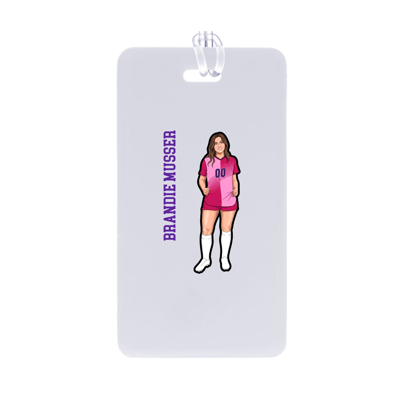 Bag Tag — Name Vertical in Classic