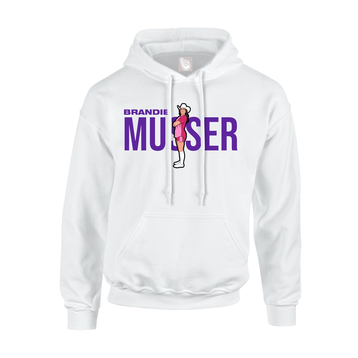 Hoodie — Player Name in White