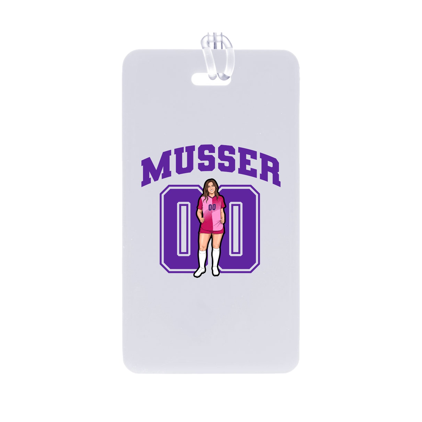 Bag Tag — Number in Classic