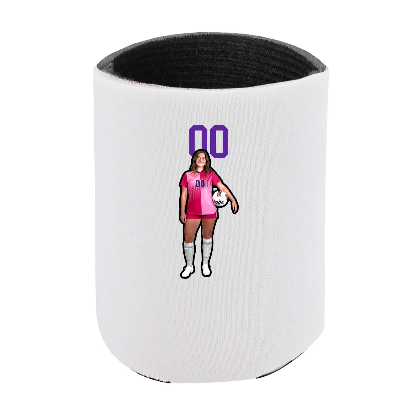Can Holder — Number Top in White