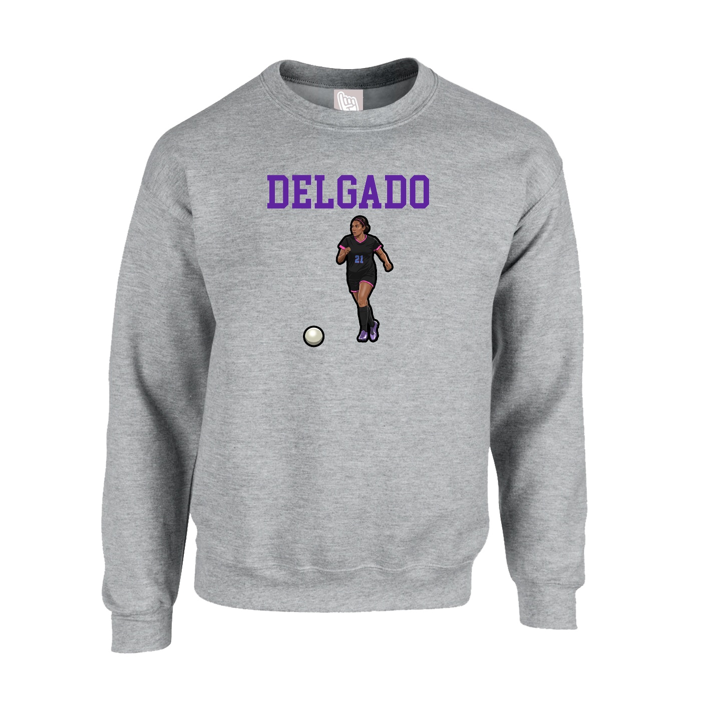 Fleece Crew — Shirsey in Grey