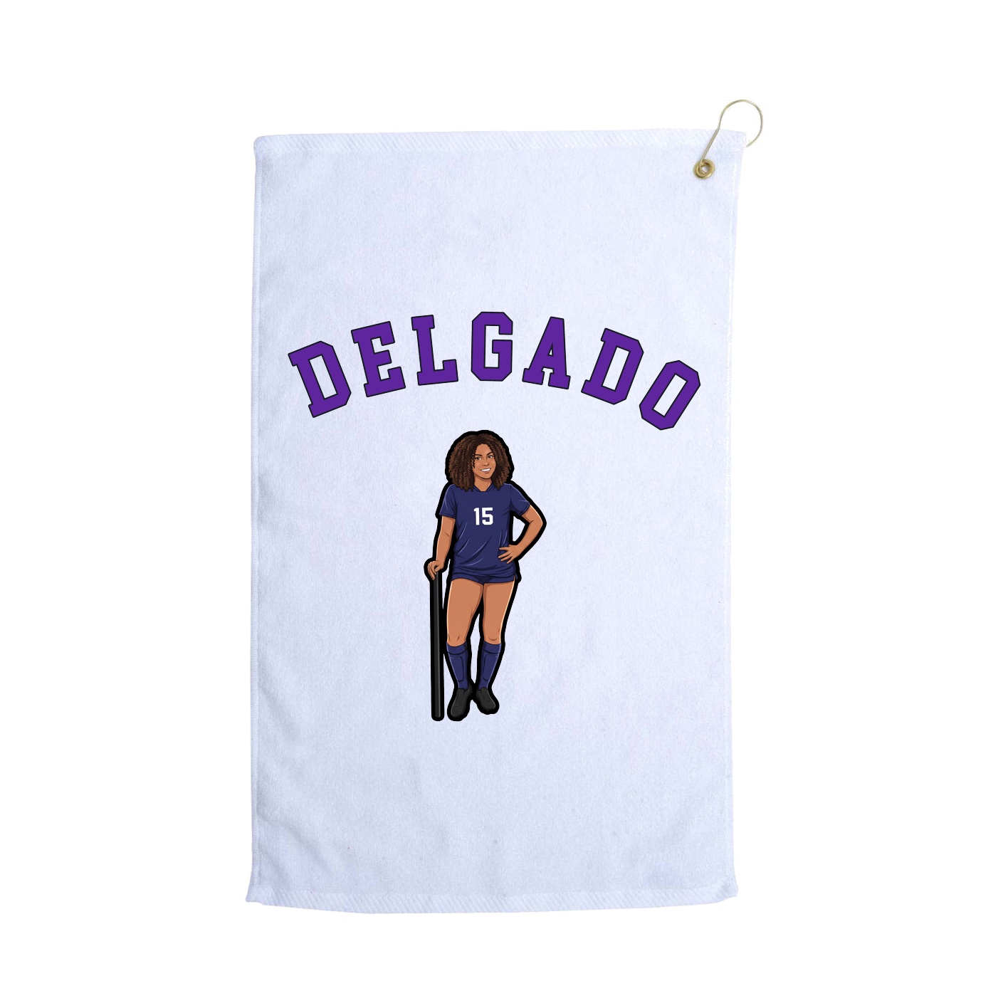 Golf Towel — Shirsey Arch in White