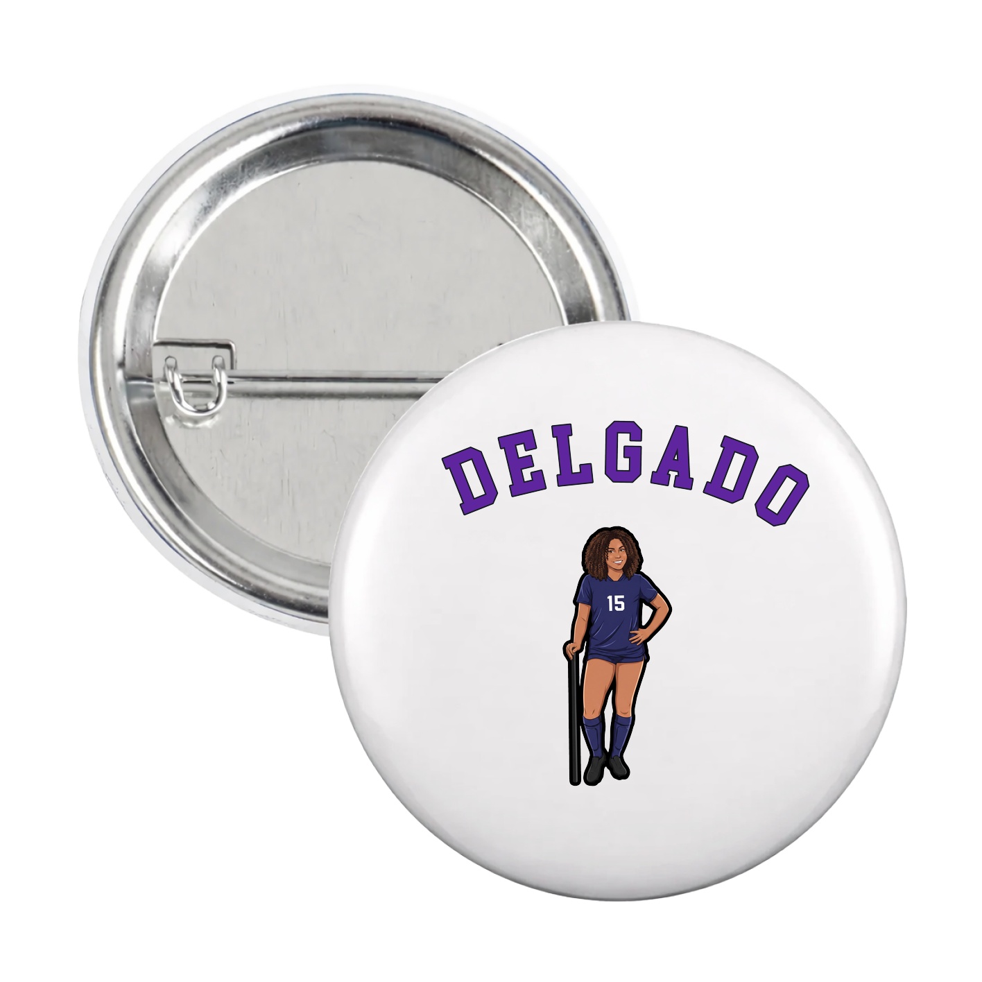 Game Day Button — Shirsey Arch in White
