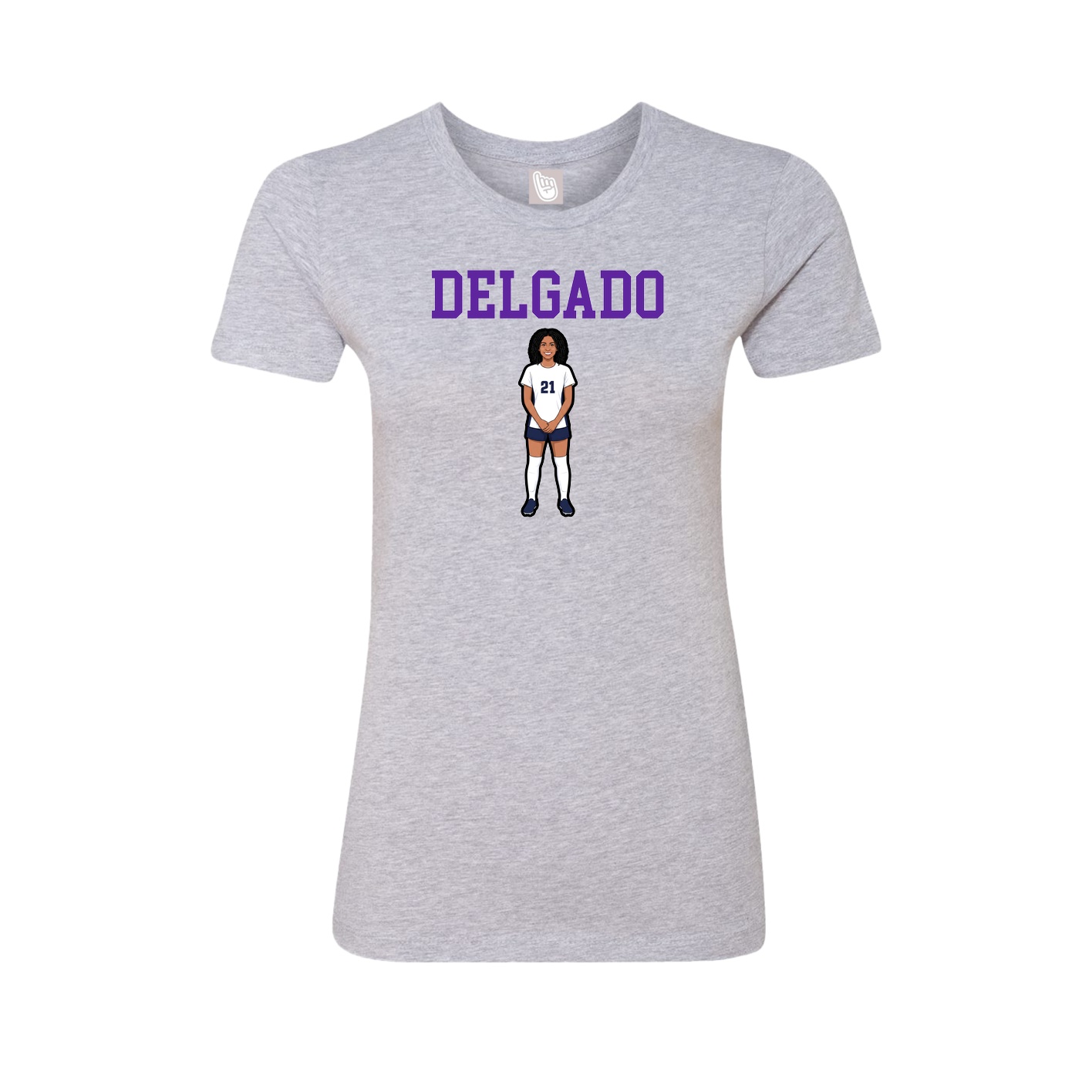 Fitted Women's Tee — Shirsey in Grey