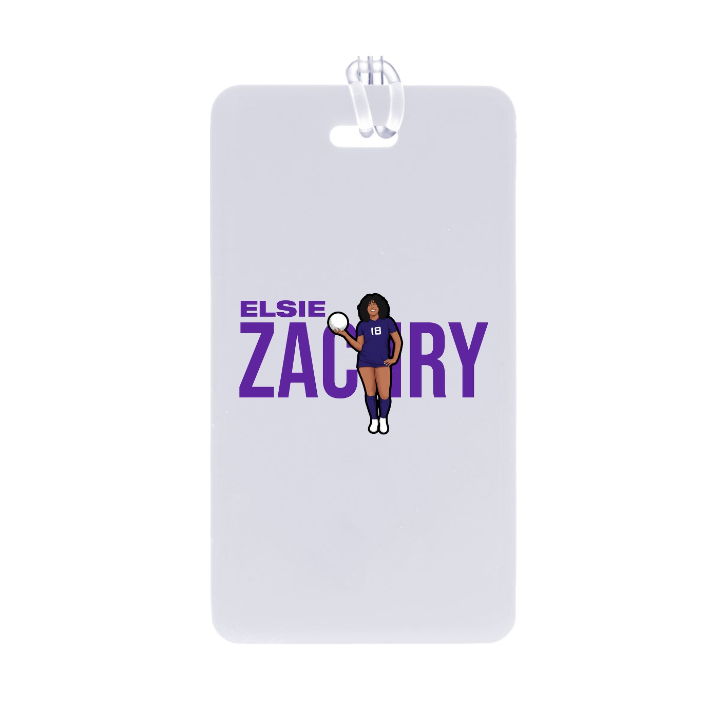 Bag Tag — Player Name in Classic