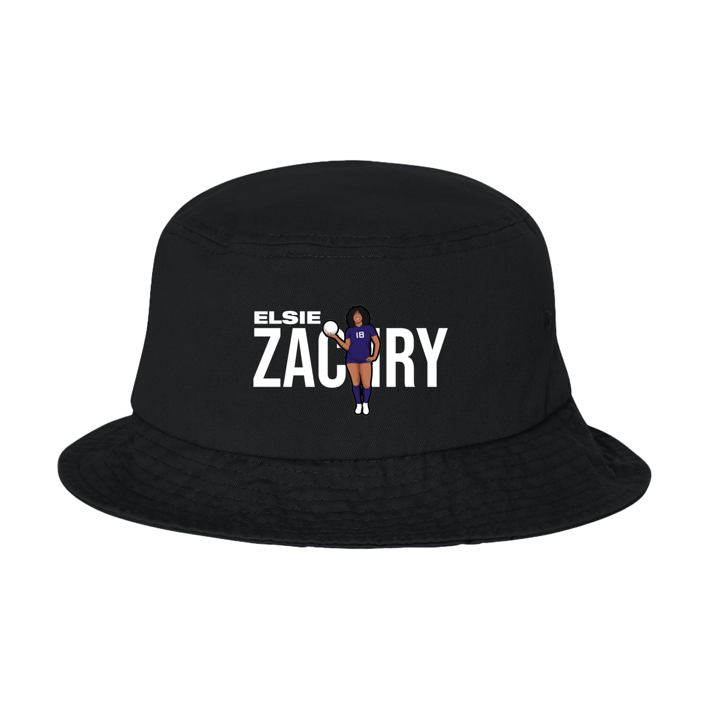 Bucket Cap — Player Name in Black