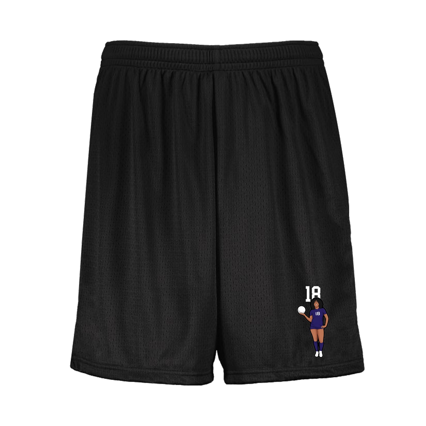 Shorts — Number Top in Black
