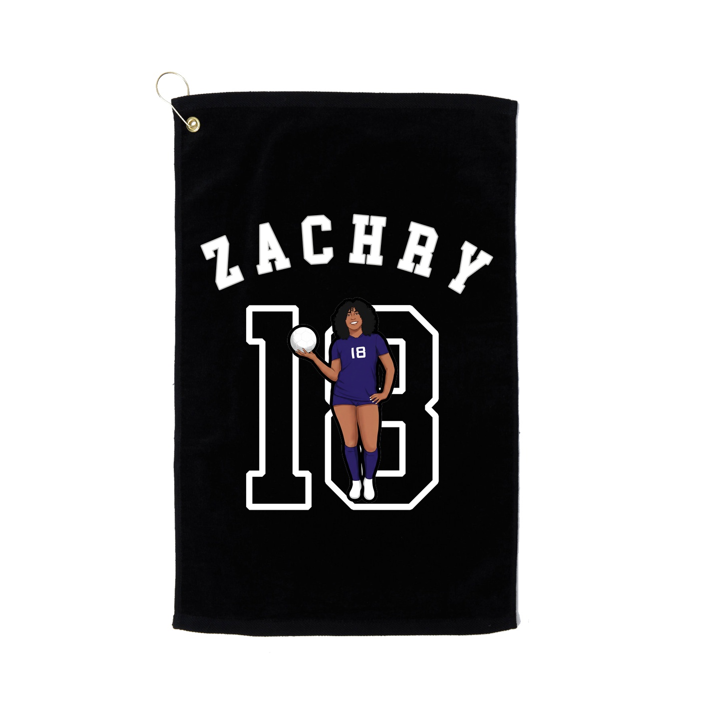 Golf Towel — Shirsey Arch in Black