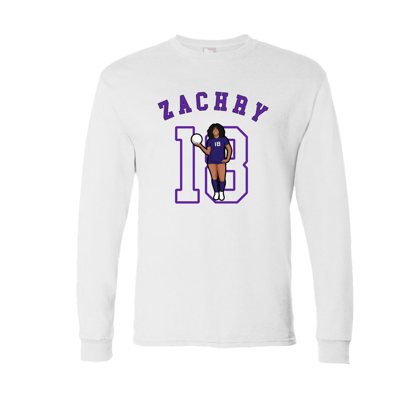 Long Sleeve Tee — Shirsey Arch in White