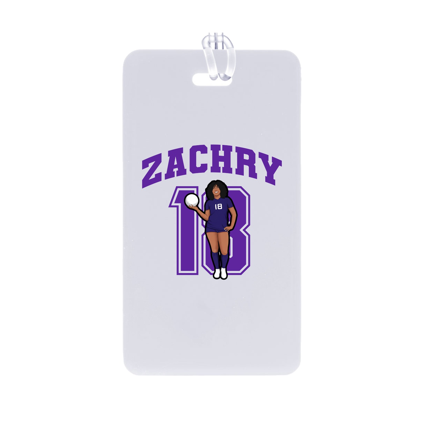 Bag Tag — Number in Classic