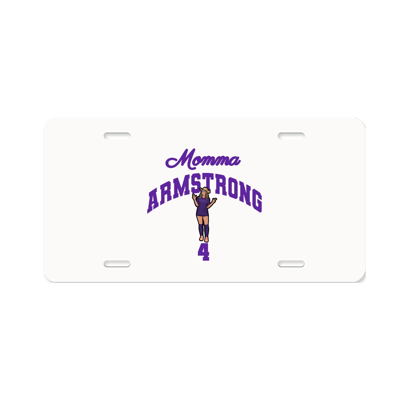 License Plate — Mothers Day Arch in Classic