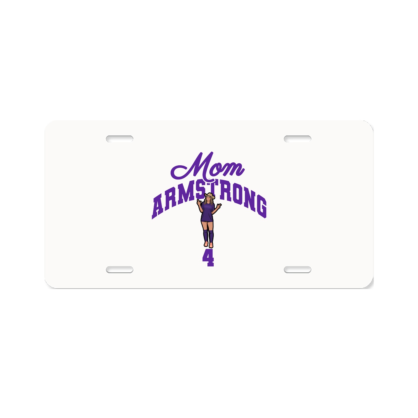 License Plate — Mothers Day Arch in Classic