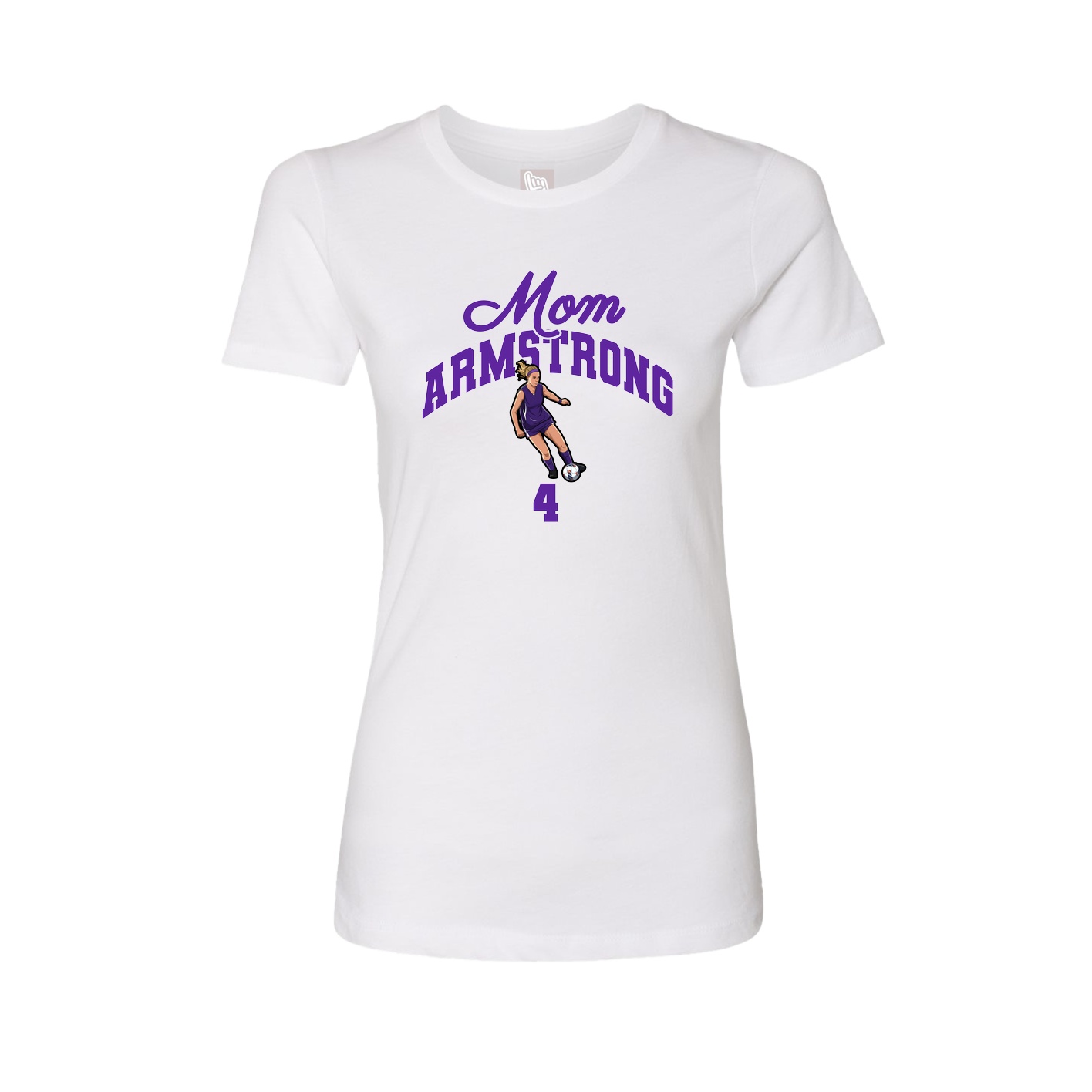 Womens Tee — Mothers Day Arch in White