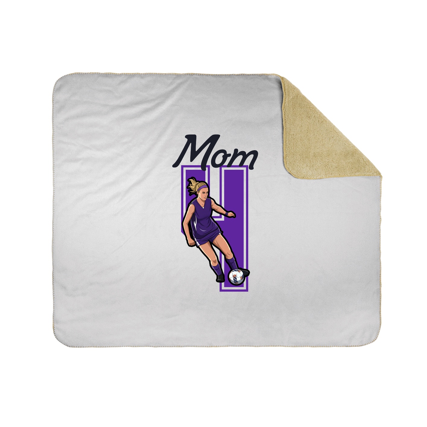 Throw Blanket — Mothers Day Shirsey in White