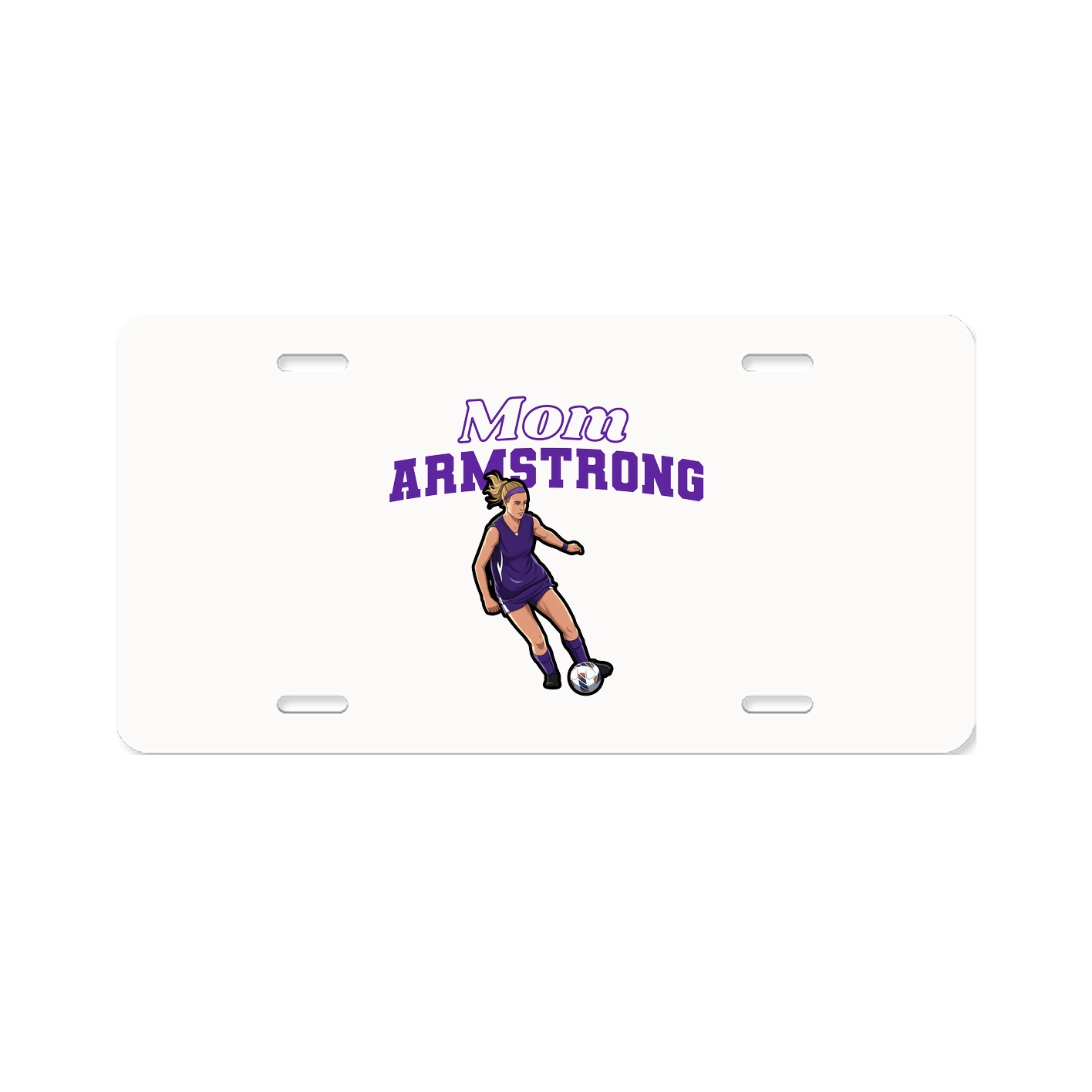 License Plate — Mothers Day Block in Classic