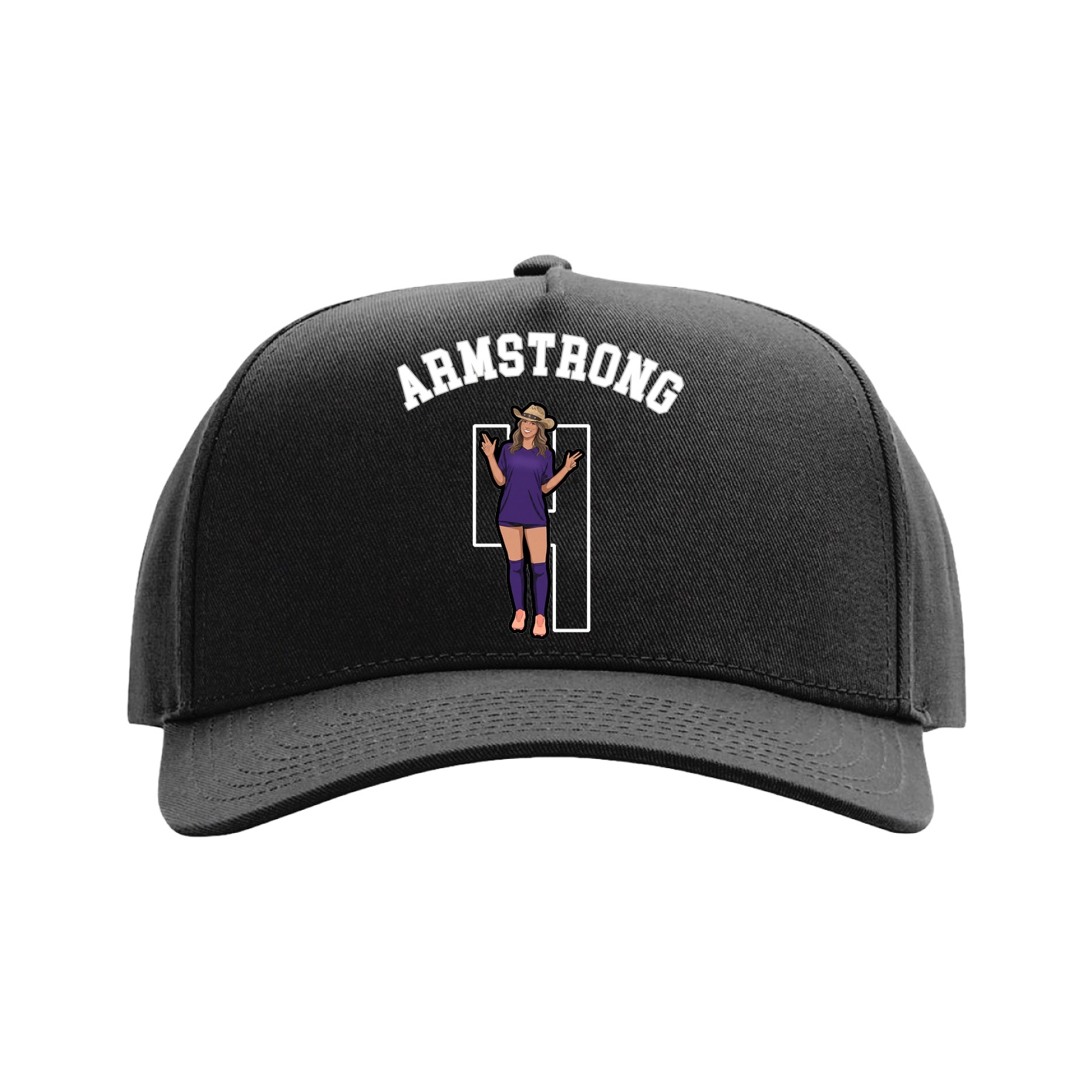 Full Fabric Five-Panel Champ Cap