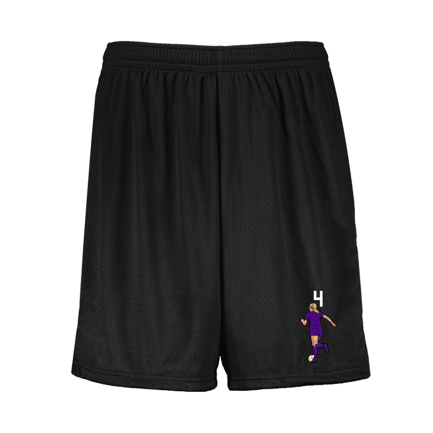 Shorts — Number Top in Black