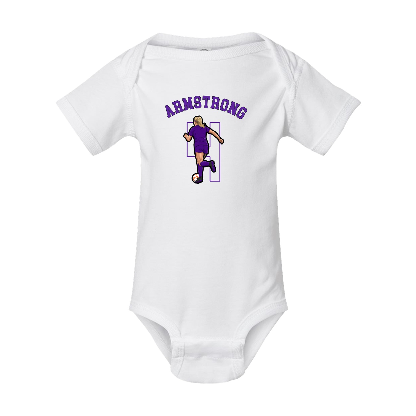 Baby Onesie — Shirsey Arch in White