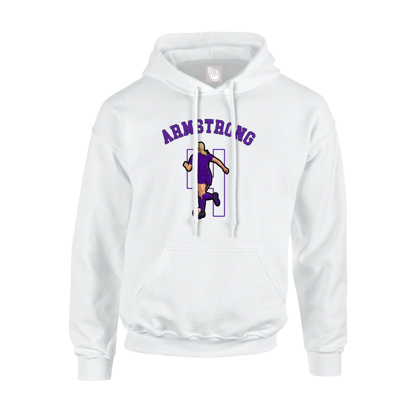 Hoodie — Shirsey Arch in White