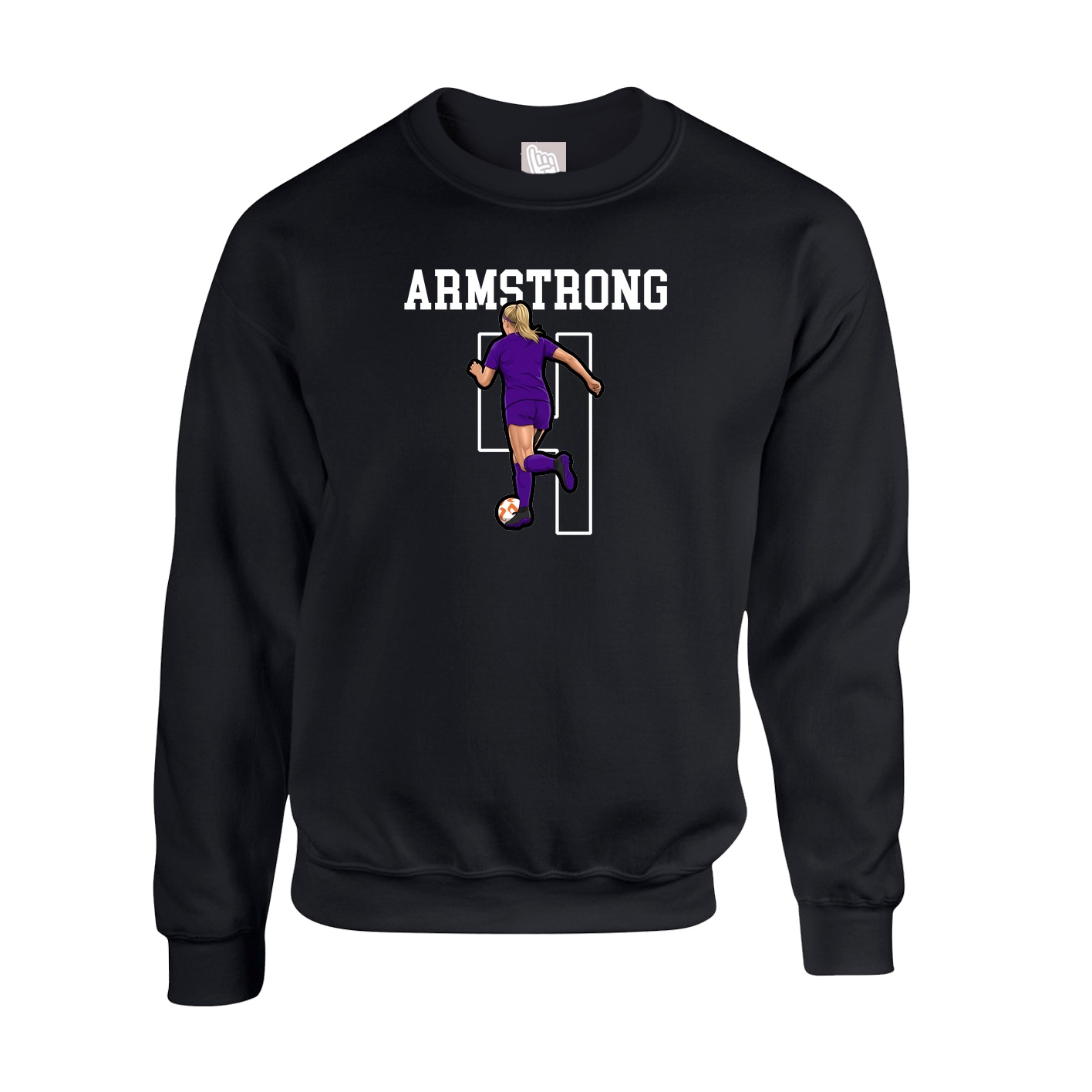 Fleece Crew — Shirsey in Black