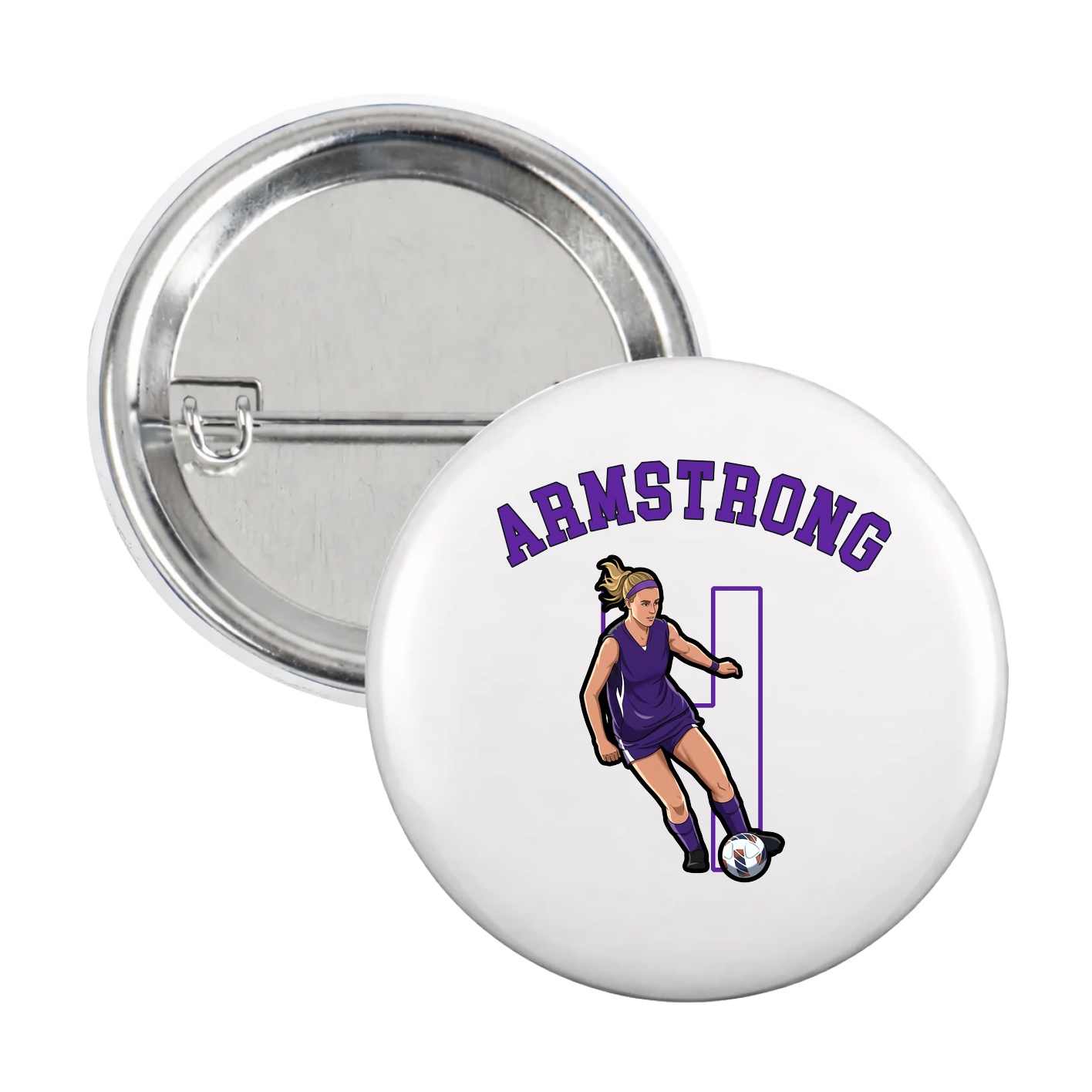 Game Day Button — Shirsey Arch in White