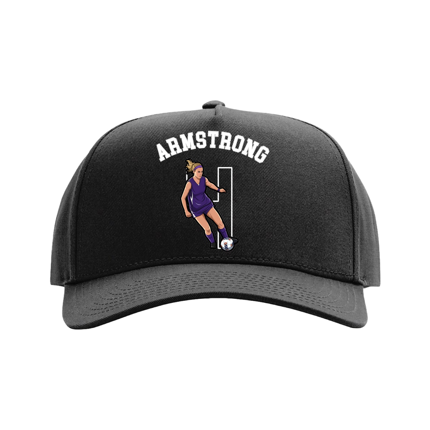 Full Fabric Five-Panel Champ Cap