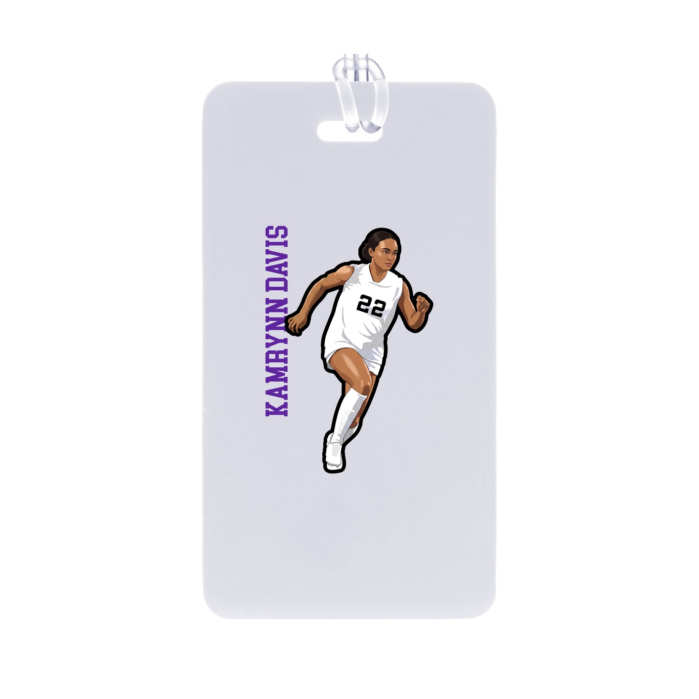 Bag Tag — Name Vertical in Classic