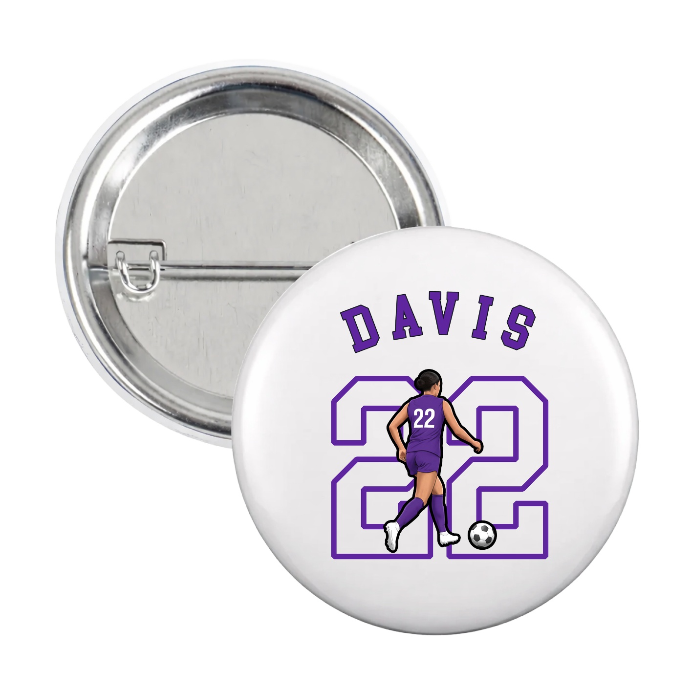 Game Day Button — Shirsey Arch in White