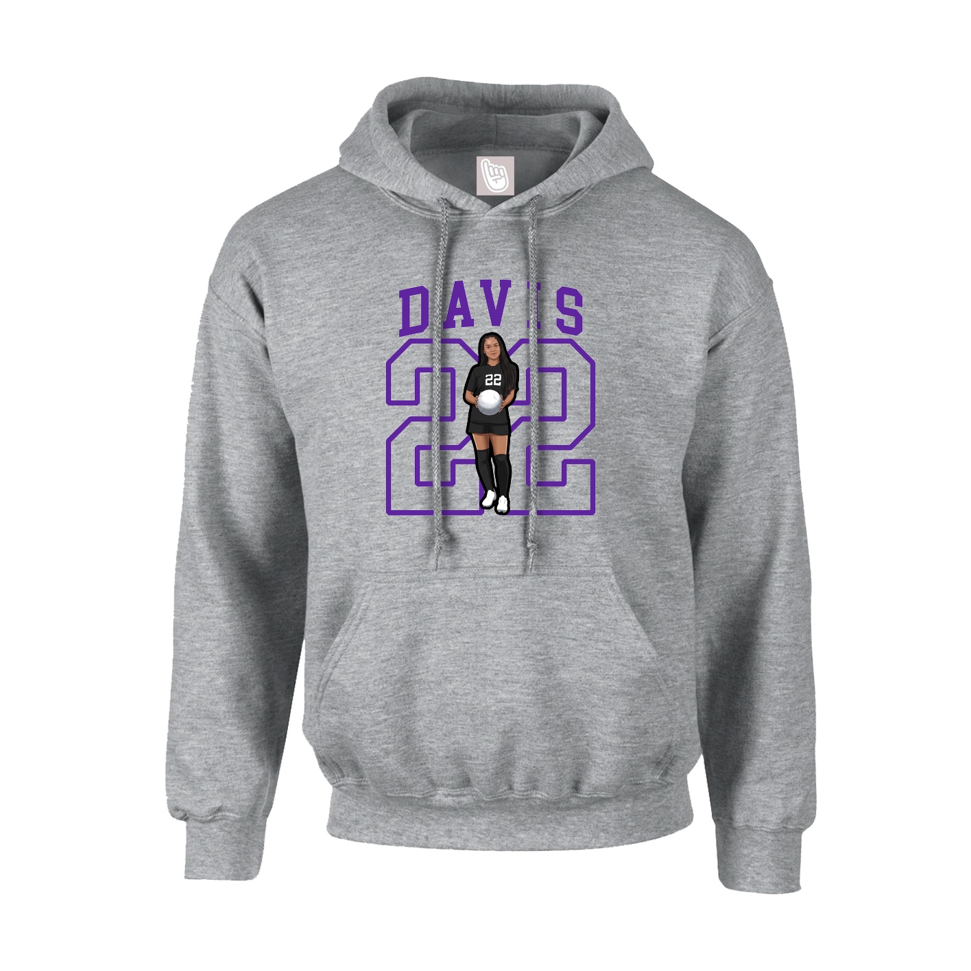 Hoodie — Shirsey in Grey