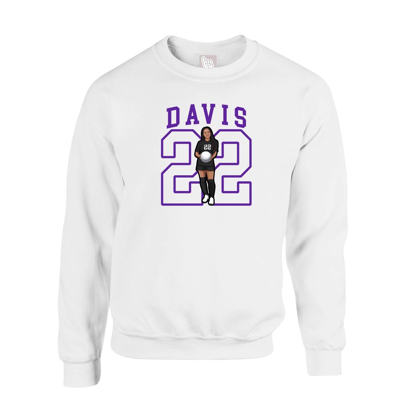 Fleece Crew — Shirsey in White