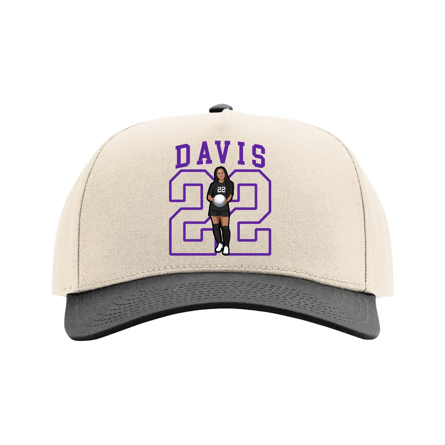 Full Fabric Five-Panel Champ Cap