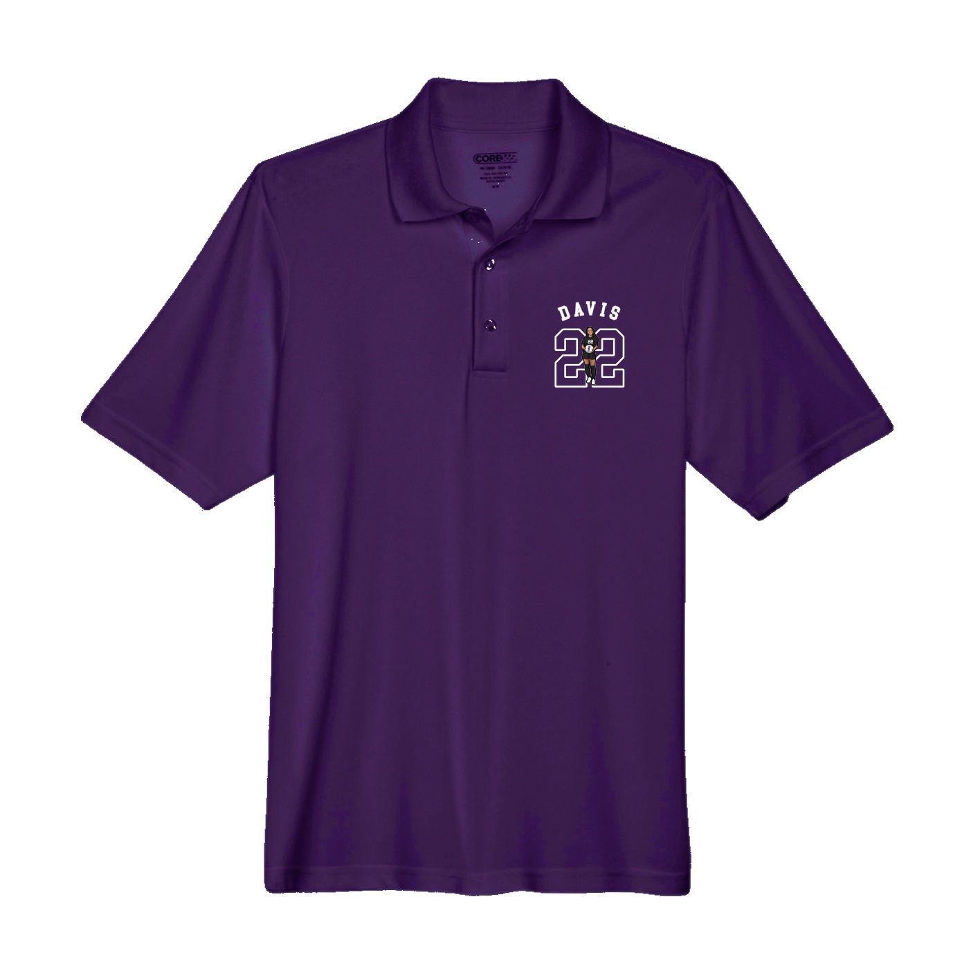 Performance Polo — Shirsey Arch in Purple