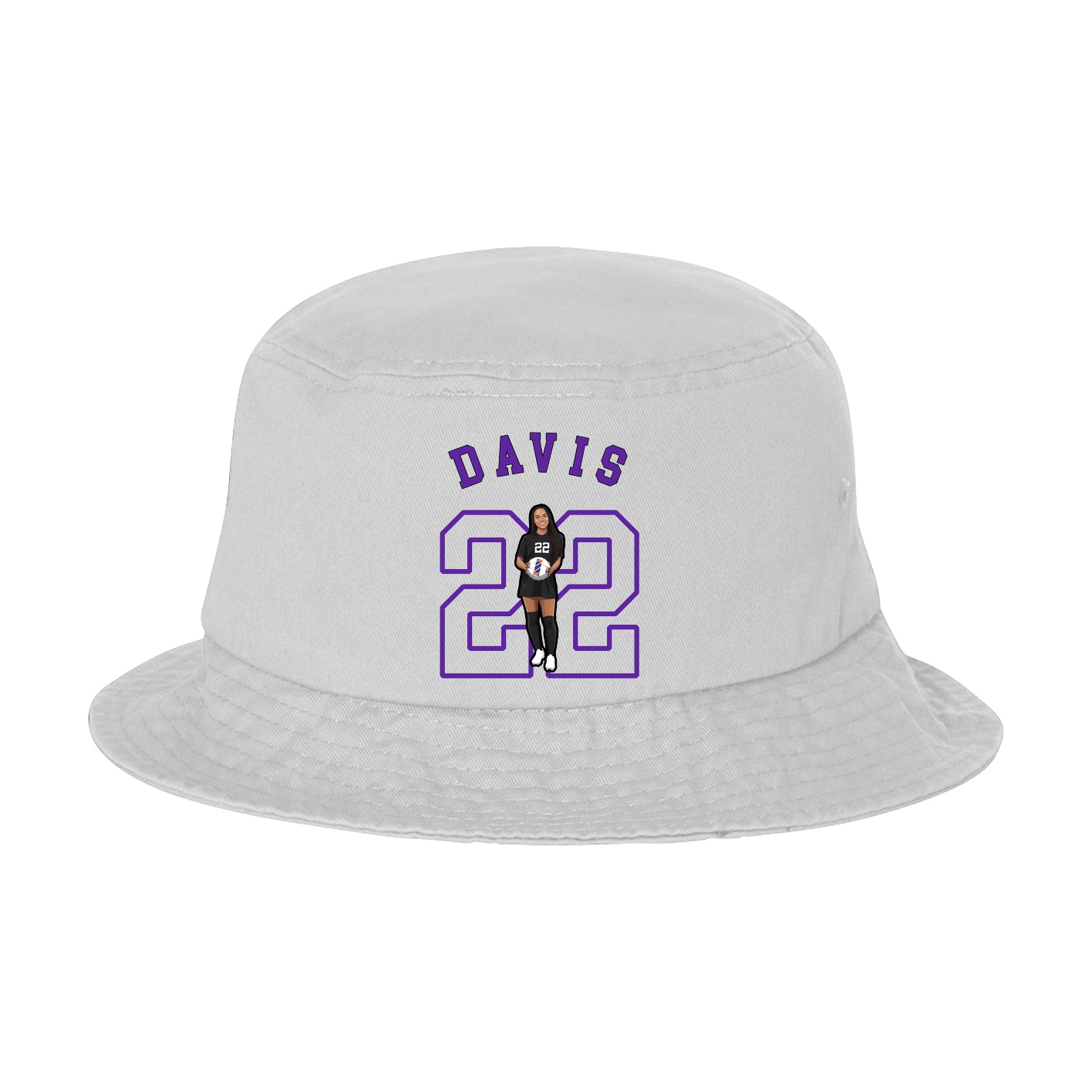 Bucket Cap — Shirsey Arch in White