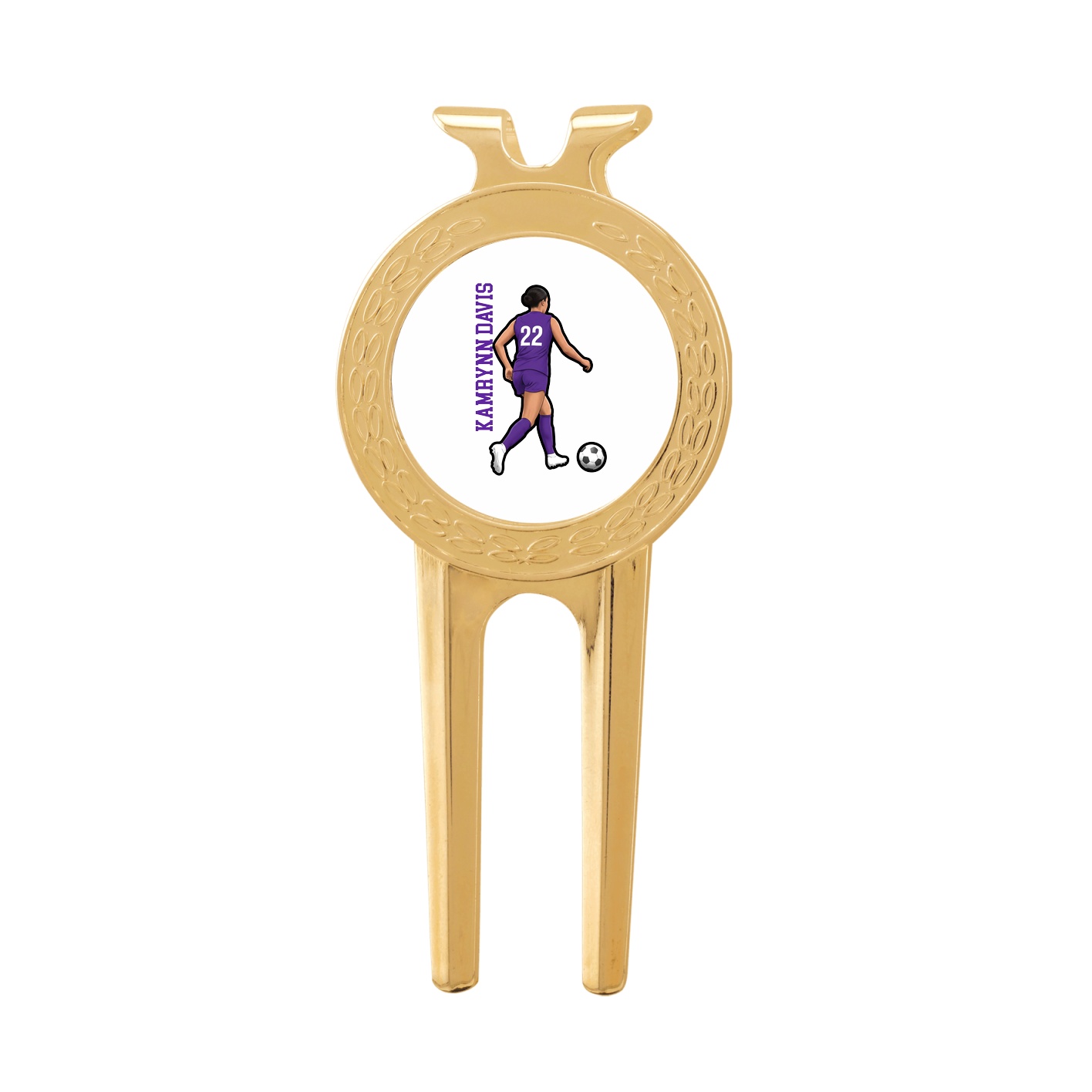 Divot Tool with Ball Marker — Name Vertical in Classic